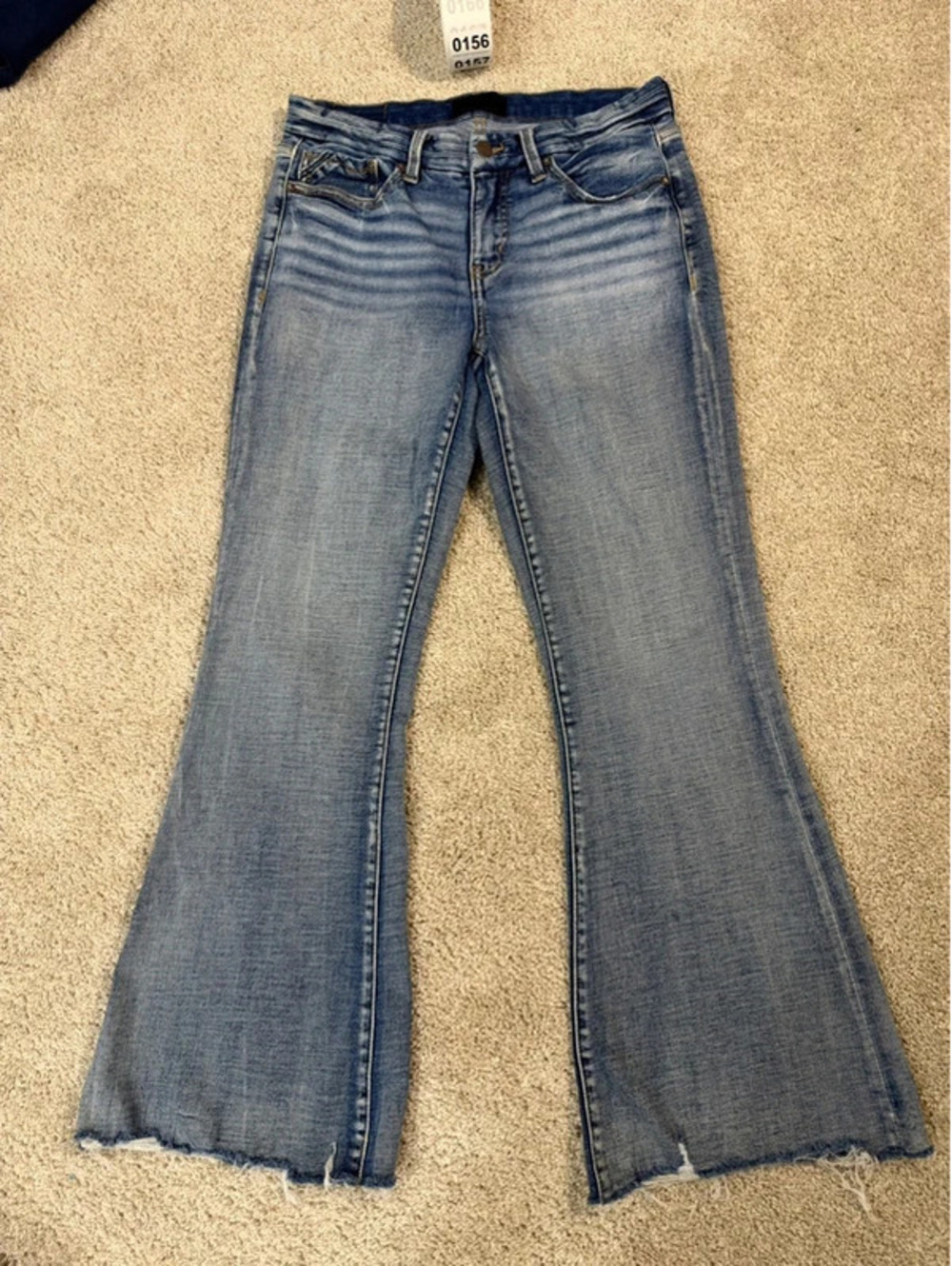 Buckle Black Flare Jeans